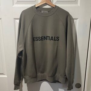 Essentials FOG Men's Cement Crewneck Sweater